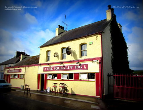 The Squealin’ Pig Pub, Muff. County Donegal Est.1900