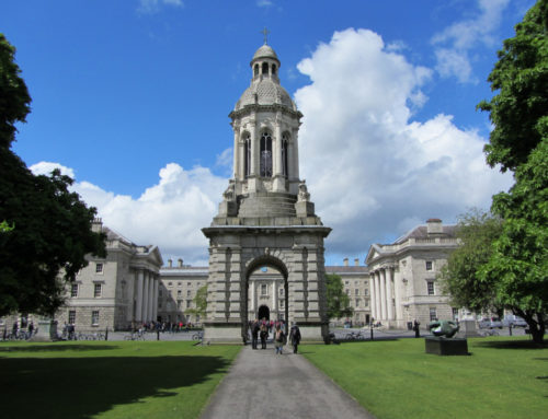 Trinity College Campanile, Trinity University. Dublin City 1853