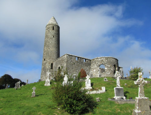 Turlough Round Tower, Knockanour. County Mayo c.9th & c.18th centuries