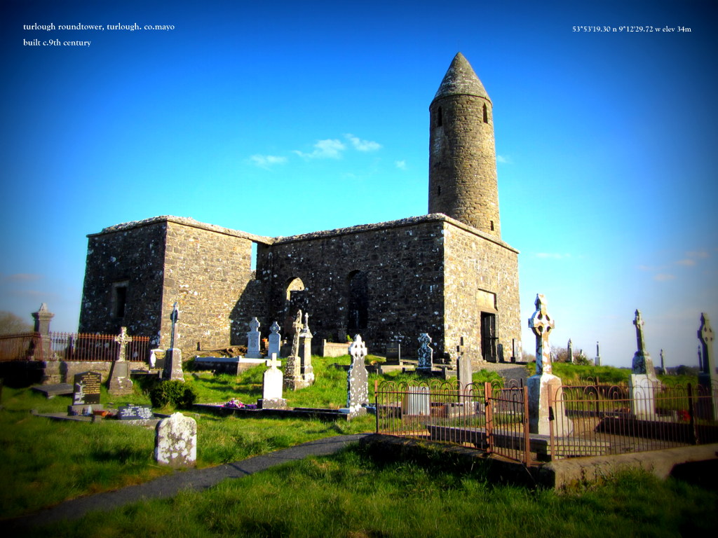 Turlough Round Tower, Turlough. co. Mayo – c.9th century | Curious Ireland