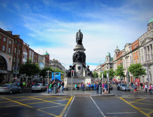 The Daniel O’Connell Statue, O’Connell Street. Dublin City 1880